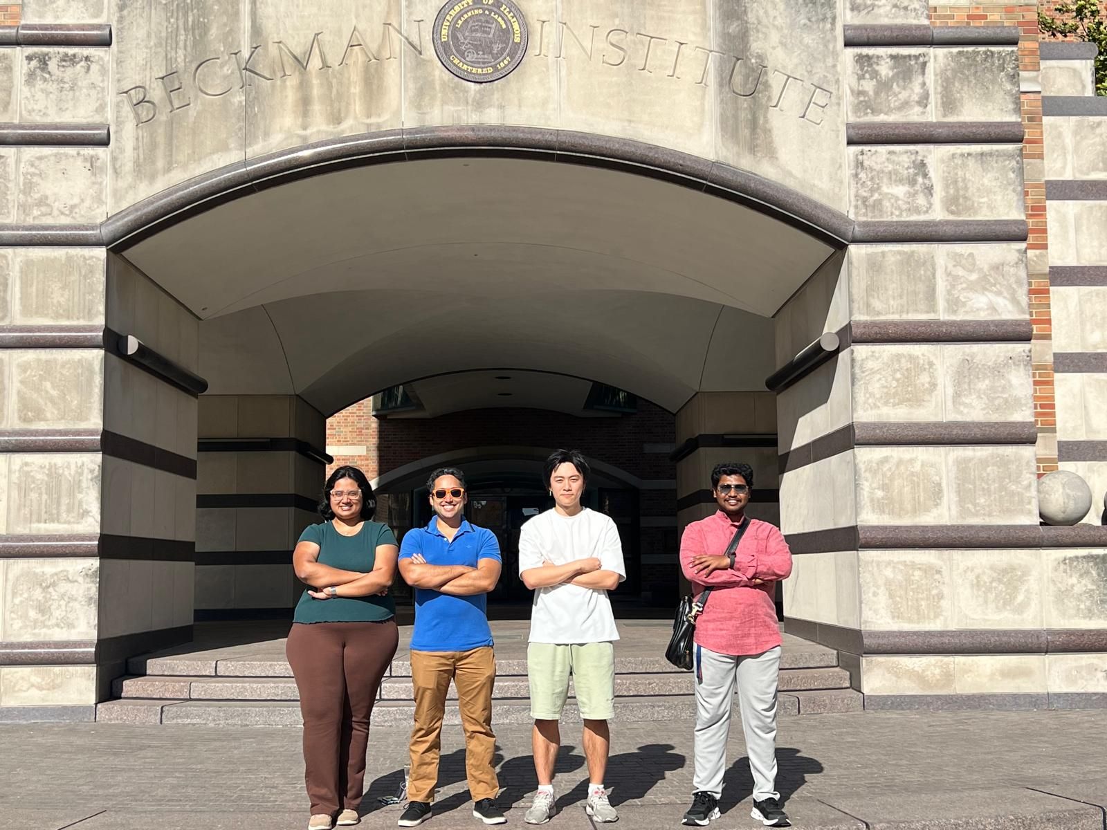 CASPER Lab in front of the Beckman Institute